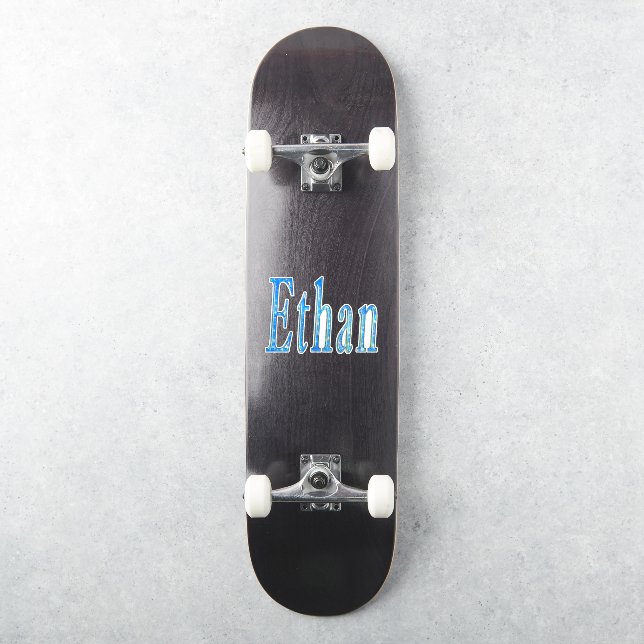 Blue Starry Ethan Name, (Skateboard)