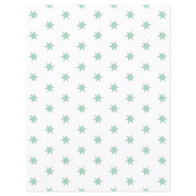 Blue Stars and Leaves Scrapbook Paper Sheet