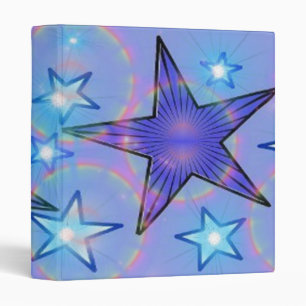 Blue Stars Binder