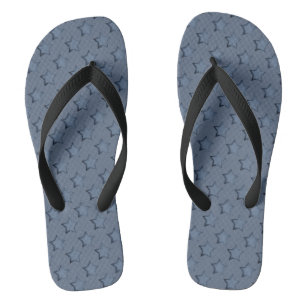 Blue stars flip flops