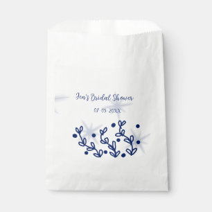 Blue stars leaves royal luxury bridal shower  favour bag