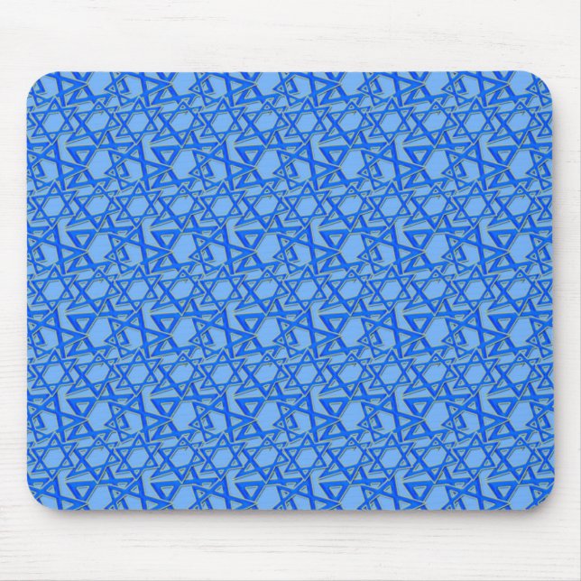 Blue Stars Mouse Pad (Front)
