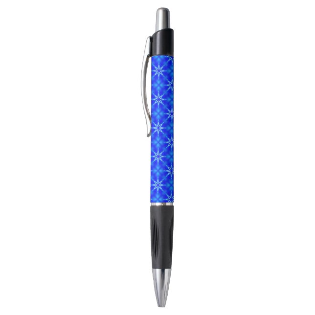 Blue stars pattern pen (Top (Vertical))