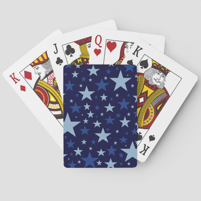 Blue Stars playing cards (Back)