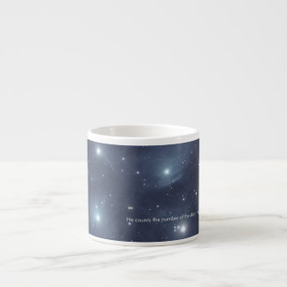 Blue Stars Psalms Scripture Mug