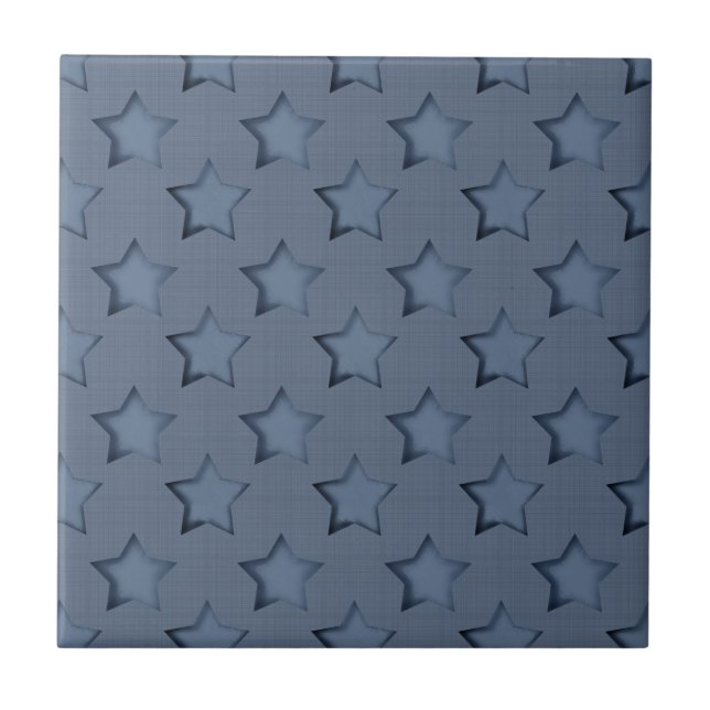 Blue stars tile (Front)