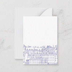 Blue Stockholm Card