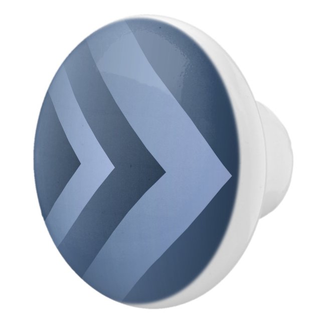 Blue stone bg ceramic knob (Right)