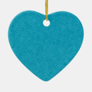 Blue stone ceramic ornament