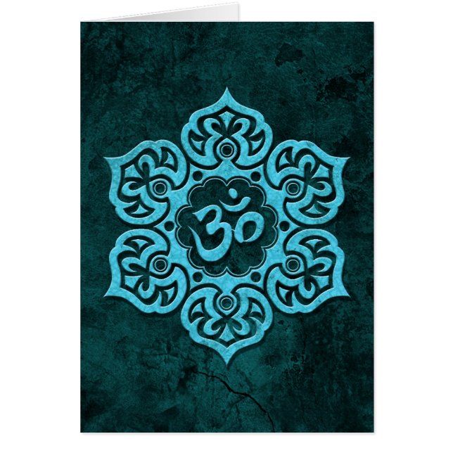 Blue Stone Floral Om (Front)