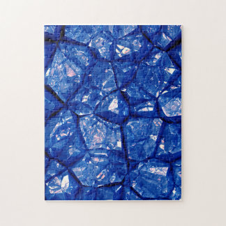 Blue Stone Texture Jigsaw Puzzle