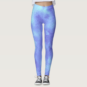 Blue Storm Cloud Effect Leggings