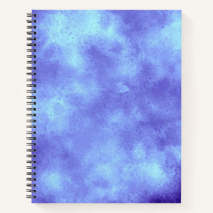 Blue Storm Cloud Effect Notebook