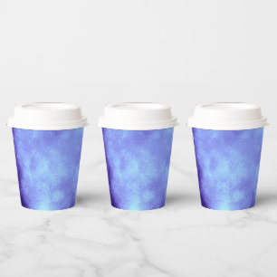 Blue Storm Cloud Effect Paper cup