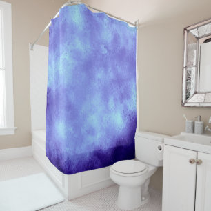 Blue Storm Cloud Effect Shower Curtain