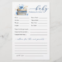 Blue Storybook Baby Brunch Predictions and Advice