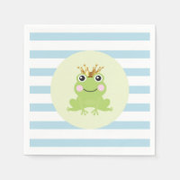 Blue Storybook Fairy Tale Frog Prince Baby Shower
