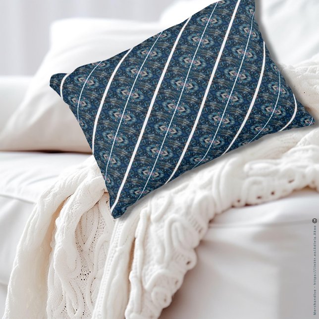 Blue Stripe Accent Pillow by Poet Adiela Akoo (Blue Stripe Accent Pillow by Poet Adiela Akoo. Love it? Get it! Browse my store for more great finds)