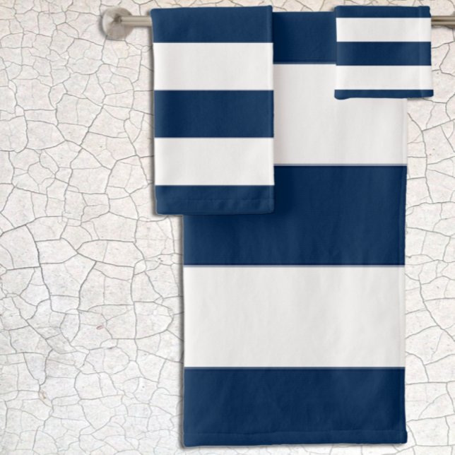 Blue Stripe Bath Towel Set (Creator Uploaded)