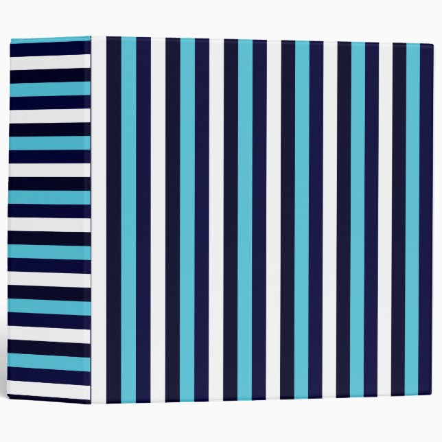 Blue Stripe Binder (Front/Spine)