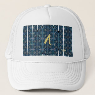 Blue Stripe Cap by Poet Adiela Akoo -CUSTOMIZE it