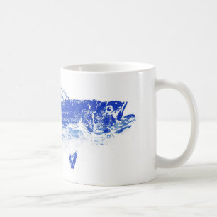 blue striped bass coffee mug