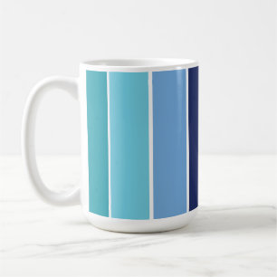 Blue Striped Coffee Mug
