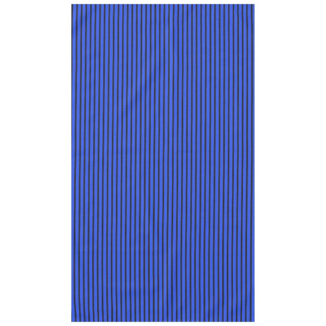 Blue Striped texture Tablecloth (Front)