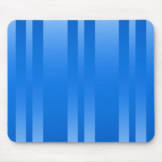 Blue Stripes Background Mouse Pad (Front)