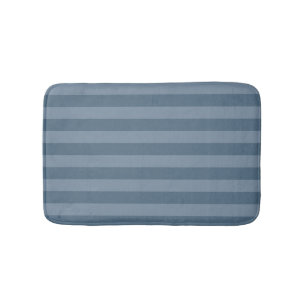 Blue Stripes Bath Mat