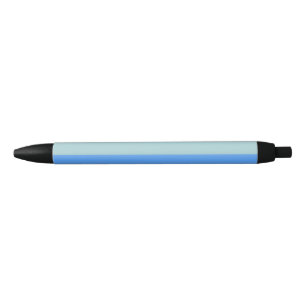 Blue Stripes Black Ink Pen