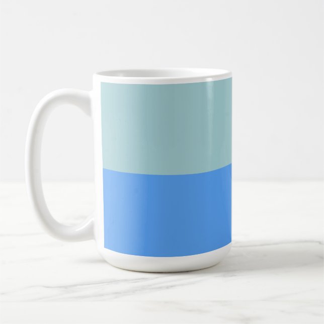Blue Stripes Coffee Mug (Left)