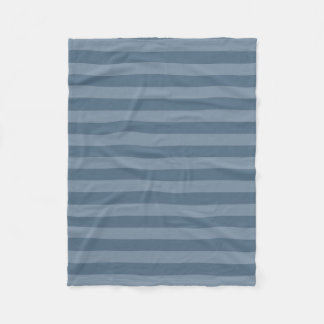 Blue Stripes Fleece Blanket