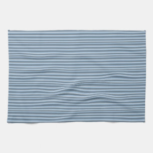 Blue stripes kitchen towel