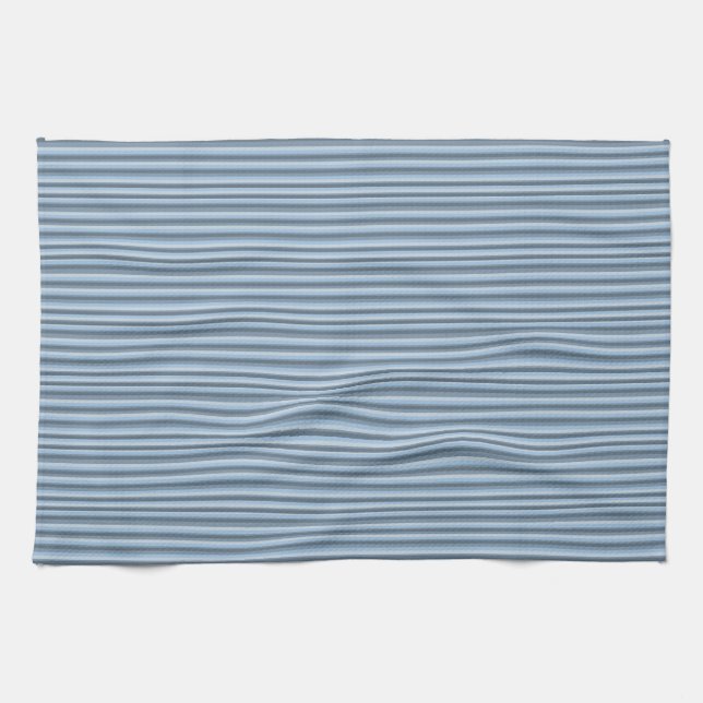 Blue stripes kitchen towel (Horizontal)