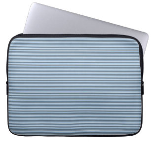 Blue stripes laptop sleeve