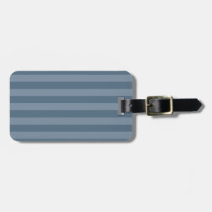 Blue Stripes Luggage Tag
