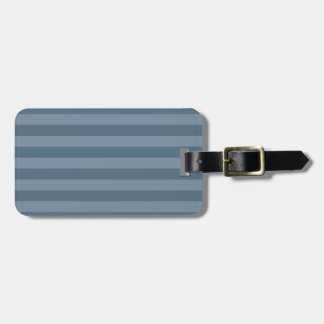 Blue Stripes Luggage Tag