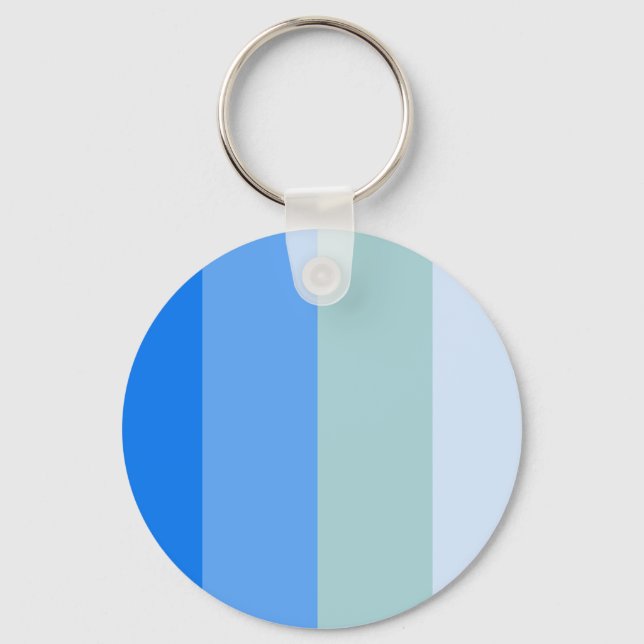 Blue Stripes Maritime Keychain (Front)