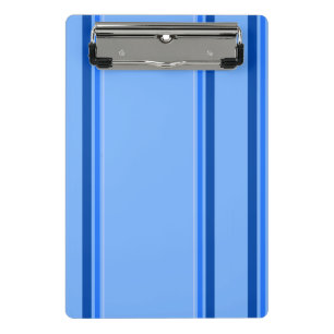 Blue Stripes Mini Clipboard