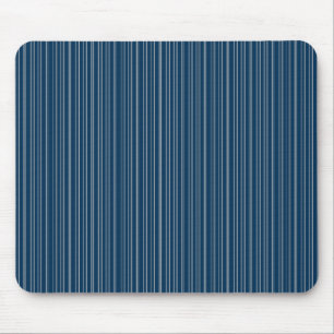 Blue Stripes Mouse Pad