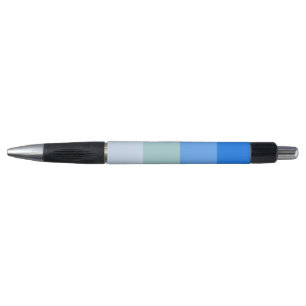 Blue Stripes Pen