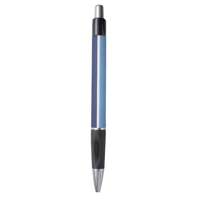 Blue Stripes Pen (Front Vertical)