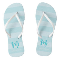 Blue Stripes Personalize with Name Mr