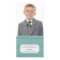 Blue Stripes Religious Photo Card