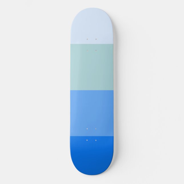 Blue Stripes Skateboard (Front)