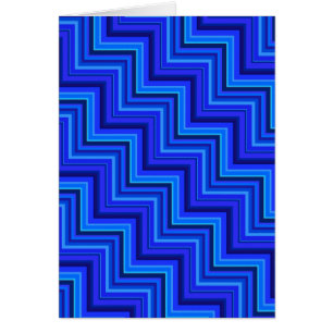 Blue stripes stairs pattern