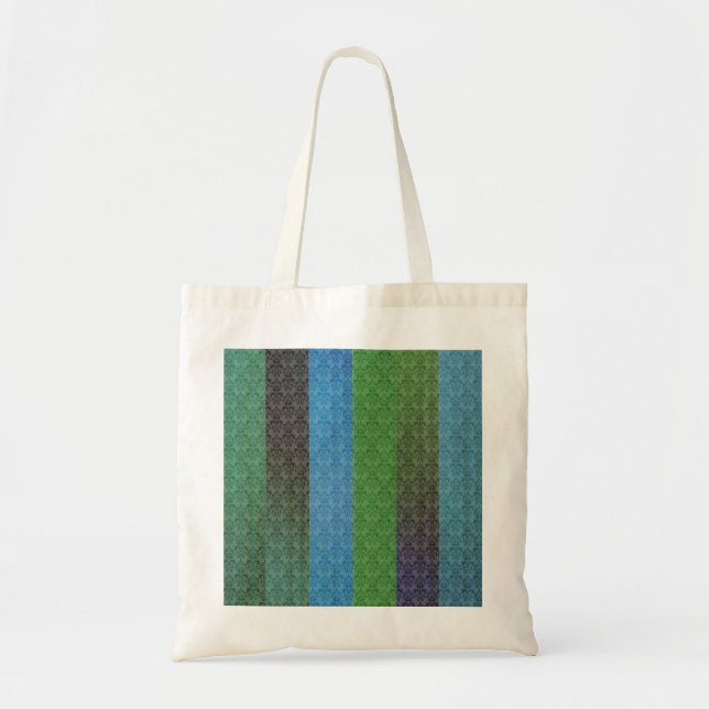 Blue Stripes Tote Bag (Front)