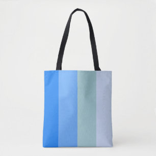 Blue Stripes Tote Bag