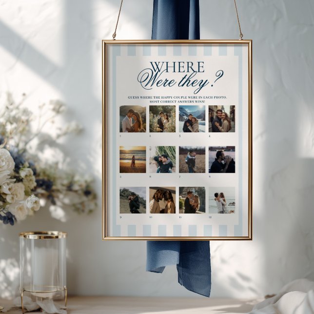 Blue Stripes Where Were They  Poster (Creator Uploaded)